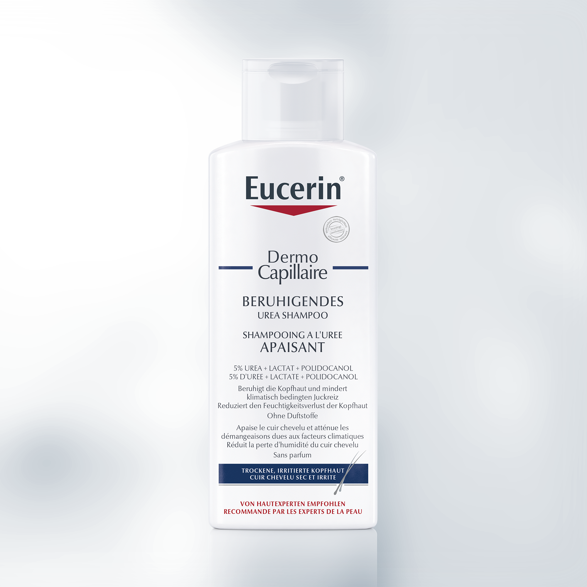 Urea Shampoo für trockene Kopfhaut DermoCapillaire Eucerin